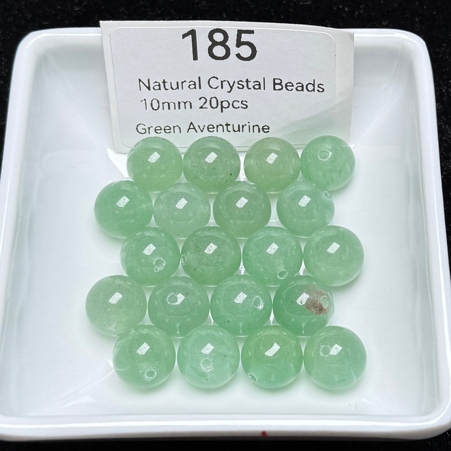 185 Green Aventurine
Natural Crystal Beads10mm 20pcs