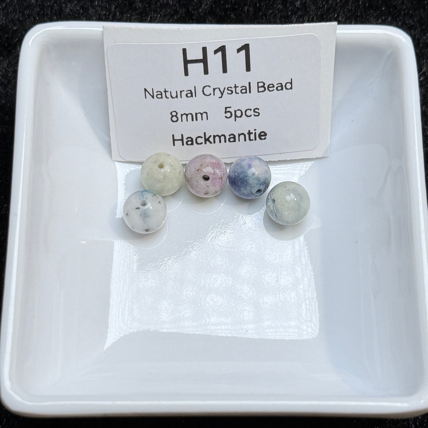 H11 Hackmantie
Natural Crystal Bead
8mm 5pcs